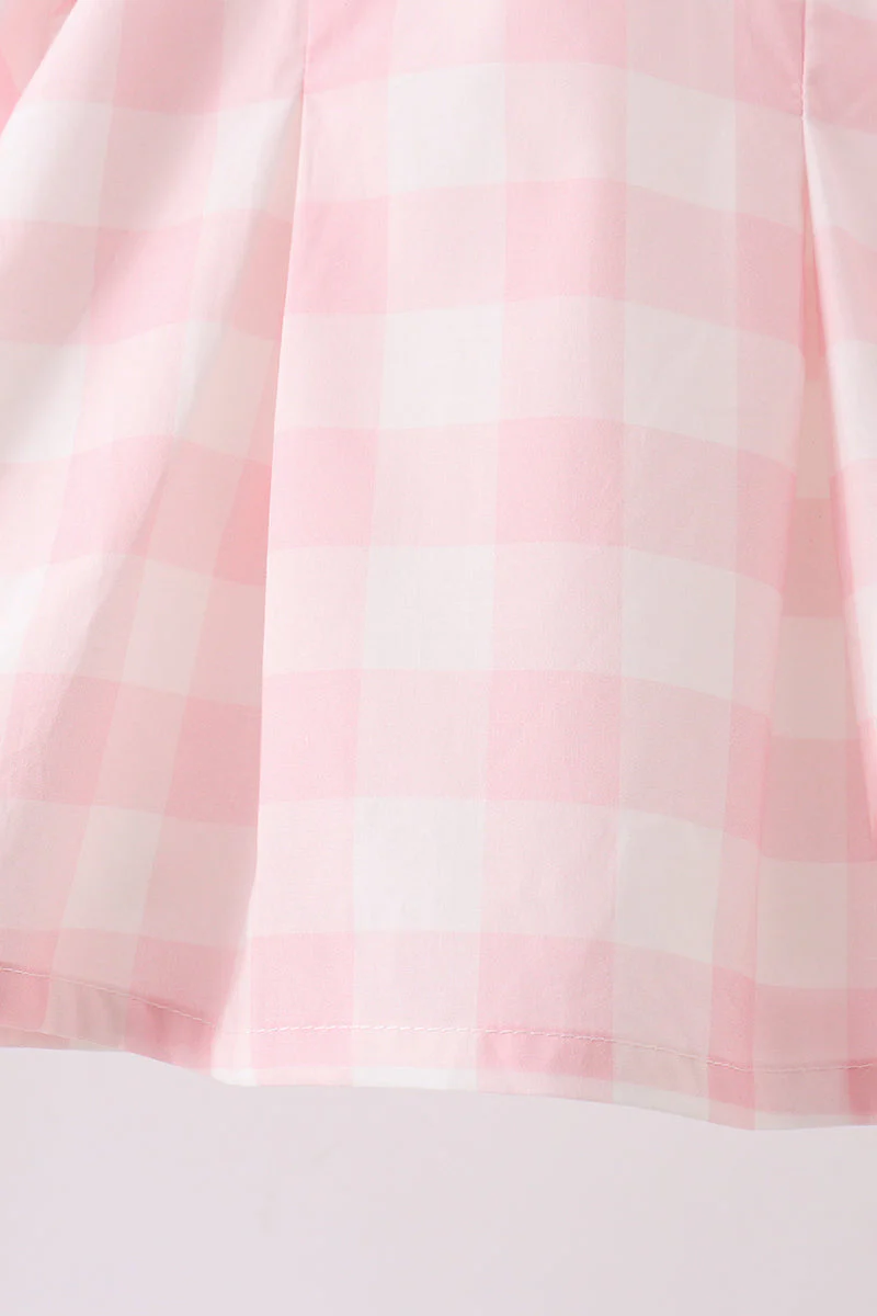Pink Gingham Bloomer Set - Image 4