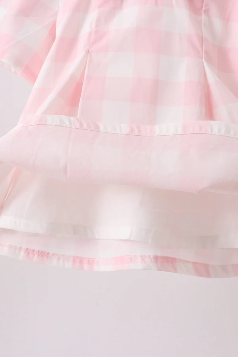 Pink Gingham Bloomer Set - Image 5