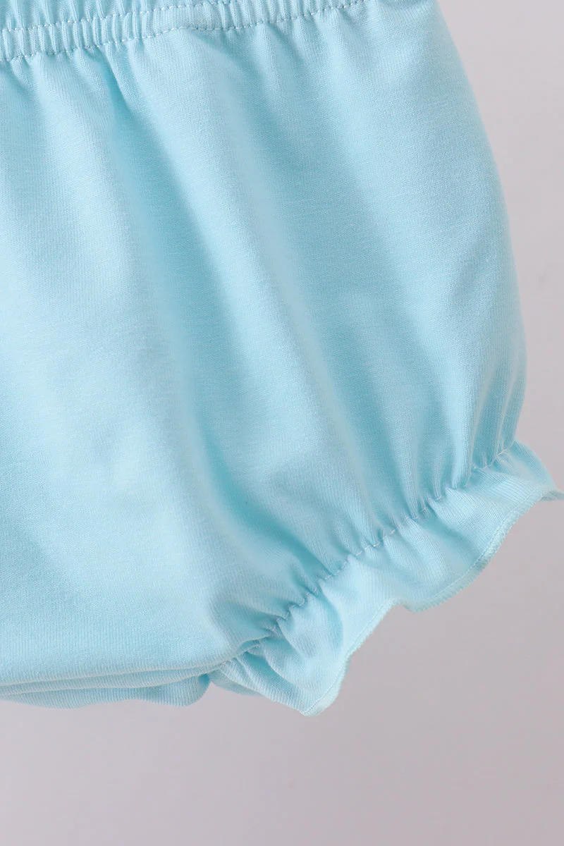 Pink Goose Smocked Bloomer Set - Image 3