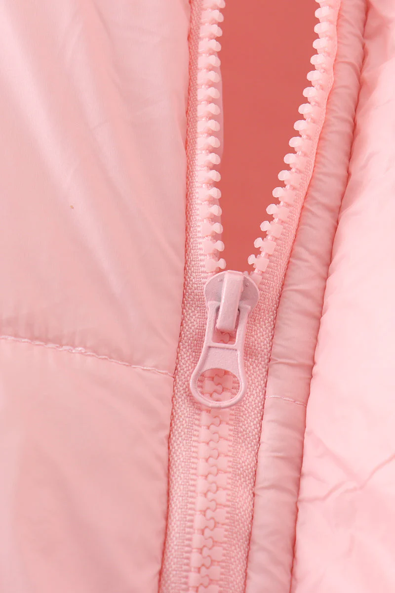 Pink mom&me puffer vest - Image 11
