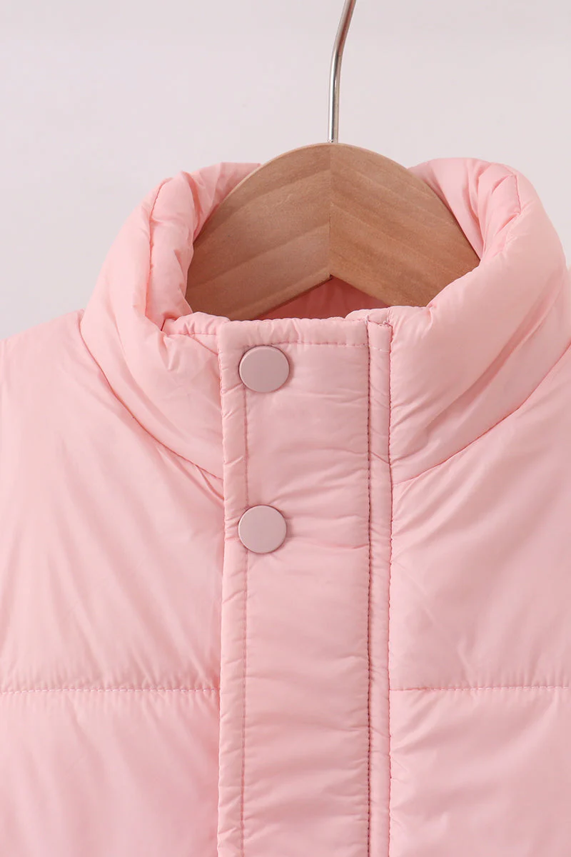Pink mom&me puffer vest - Image 3