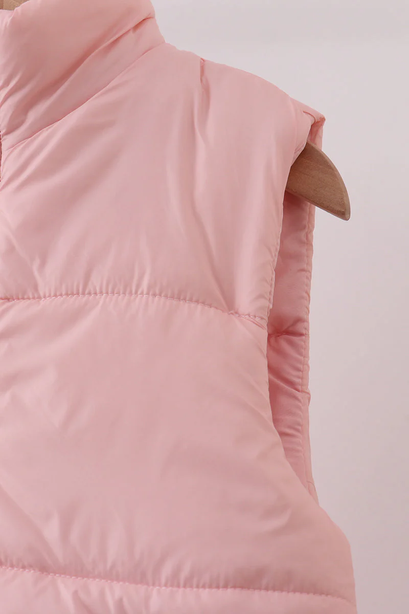 Pink mom&me puffer vest - Image 5