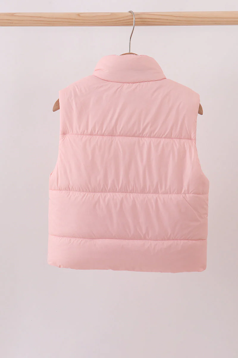 Pink mom&me puffer vest - Image 7