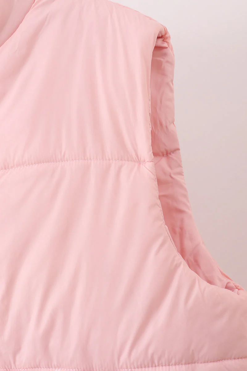 Pink mom&me puffer vest - Image 9