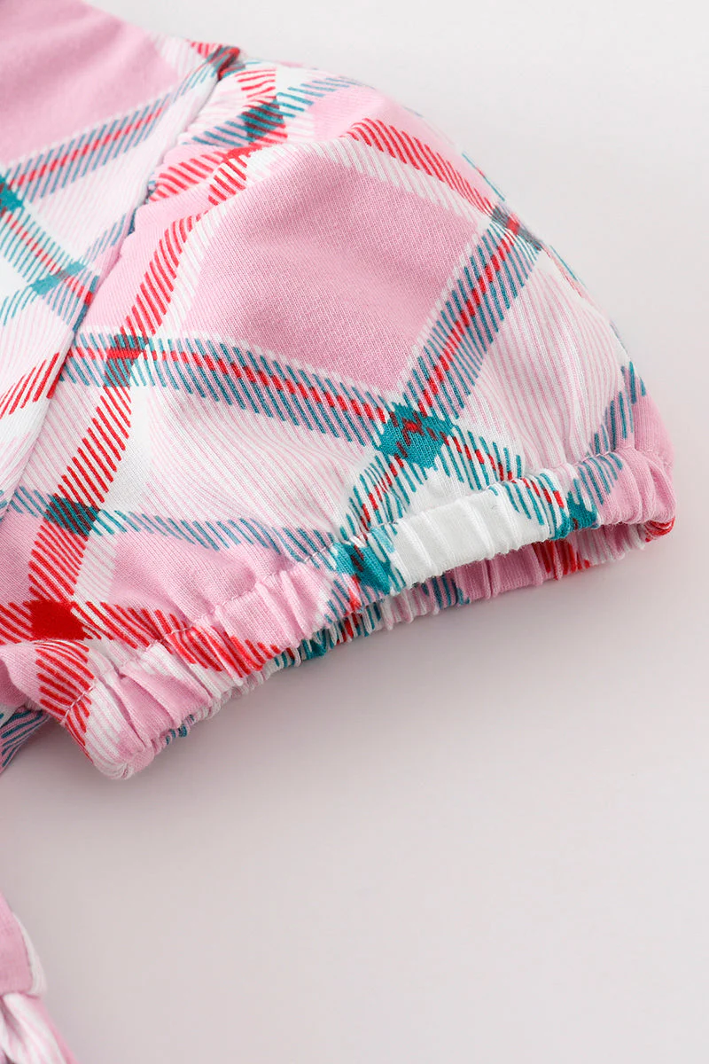 Platinum Pink plaid dress - Image 2