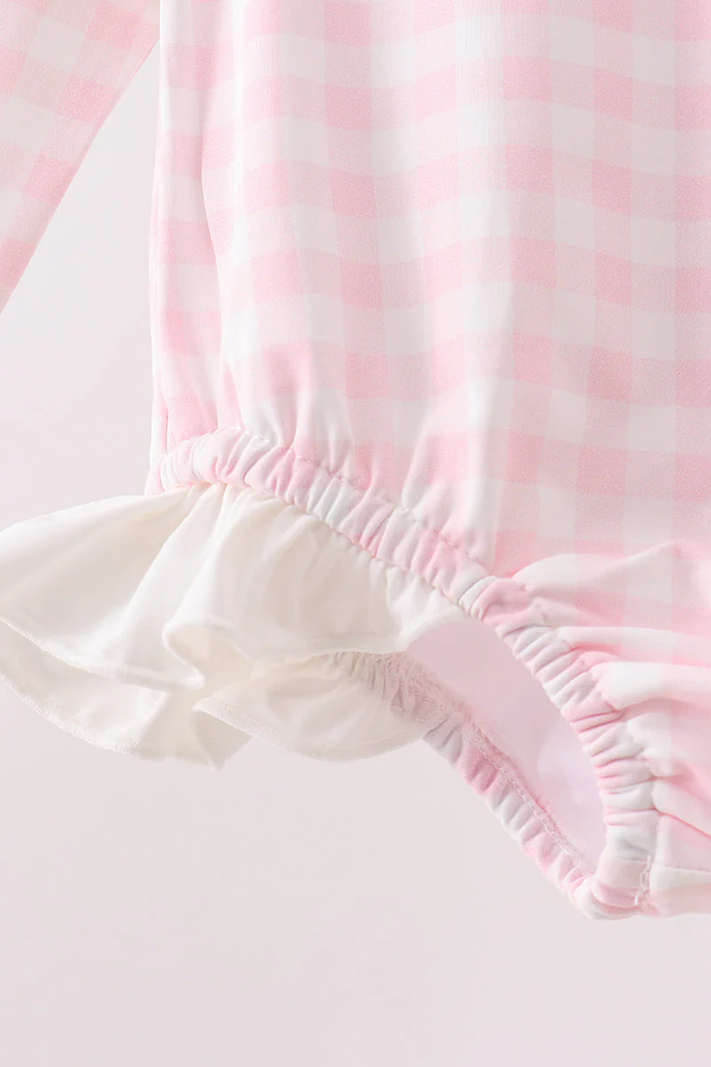 Pink Plaid UPF Rashguard - Image 3