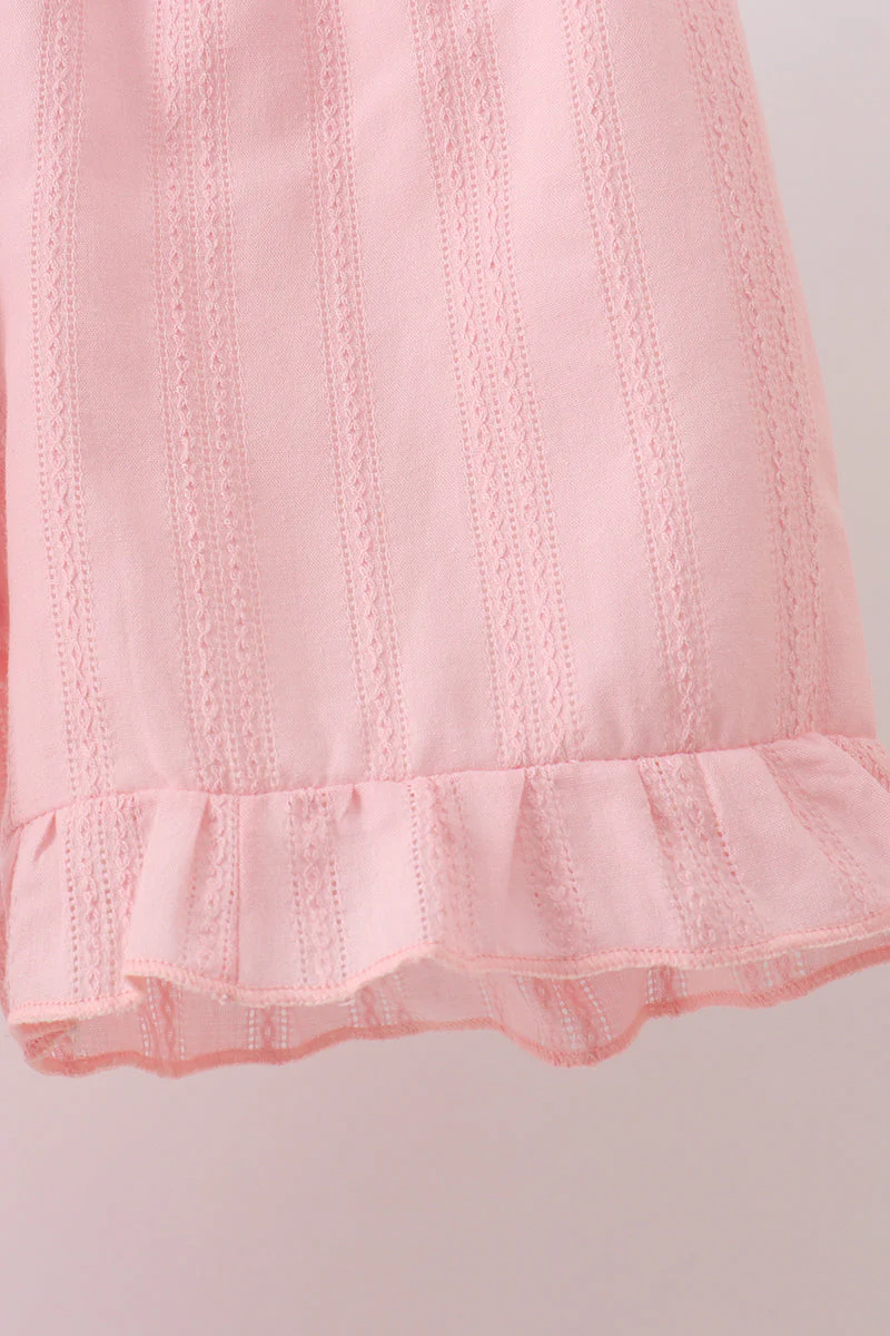 Pink Princess Embroidered Jacquard Set - Image 4