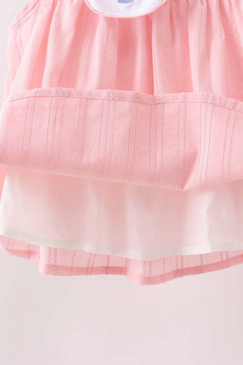 Pink Princess Embroidered Jacquard Set - Image 6