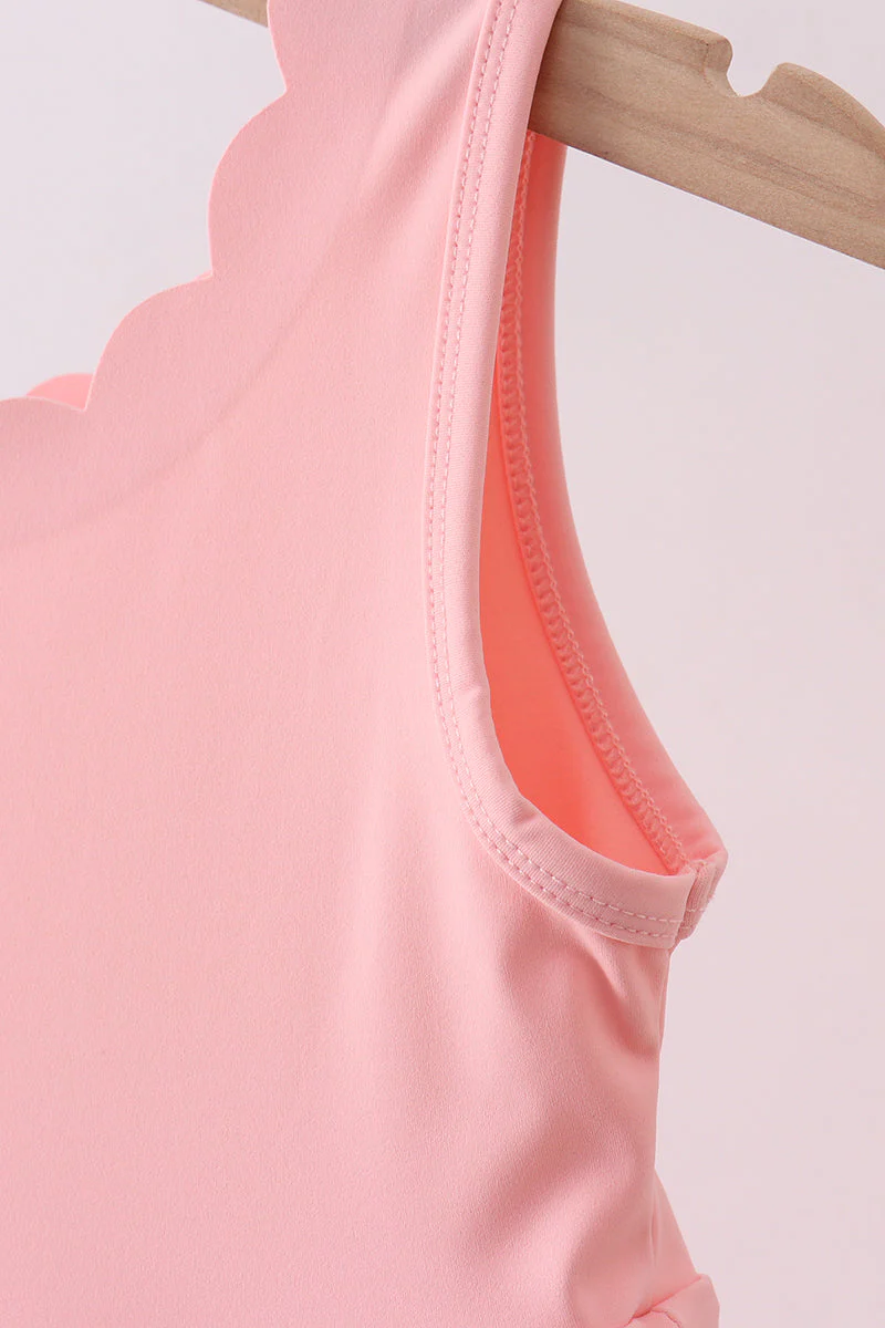 Pink scalloped active mom&me dress - Image 4