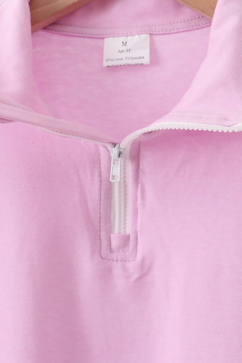Pink Scalloped Polo Set - Image 3
