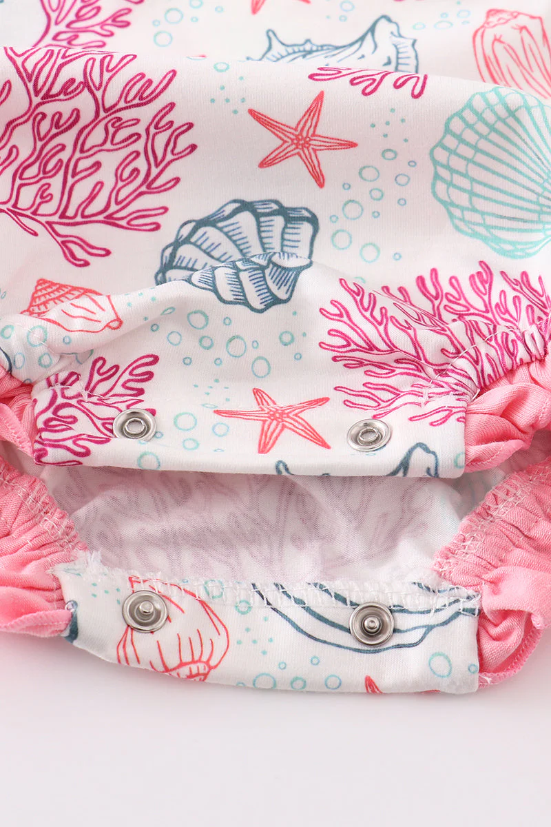 Pink Shell Embroidered Bubble - Image 4