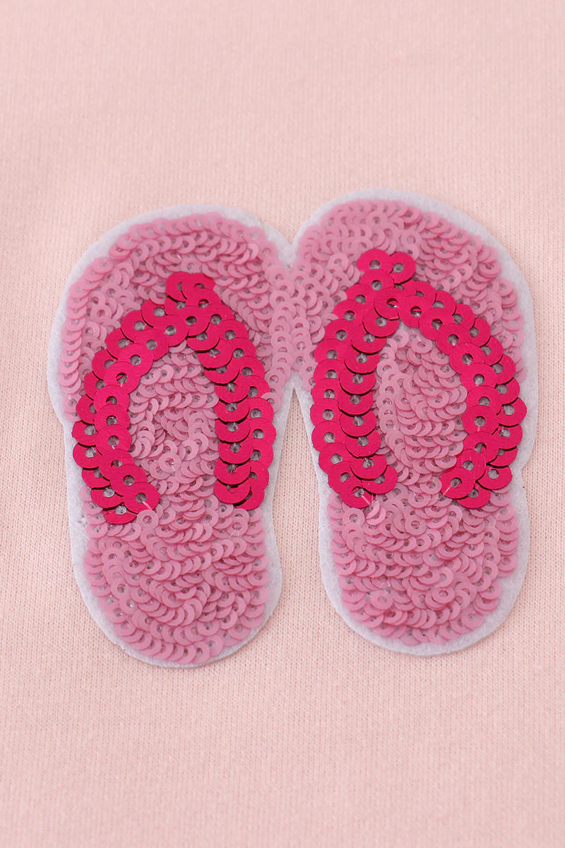 Pink slipper sequin mom&me dress - Image 4