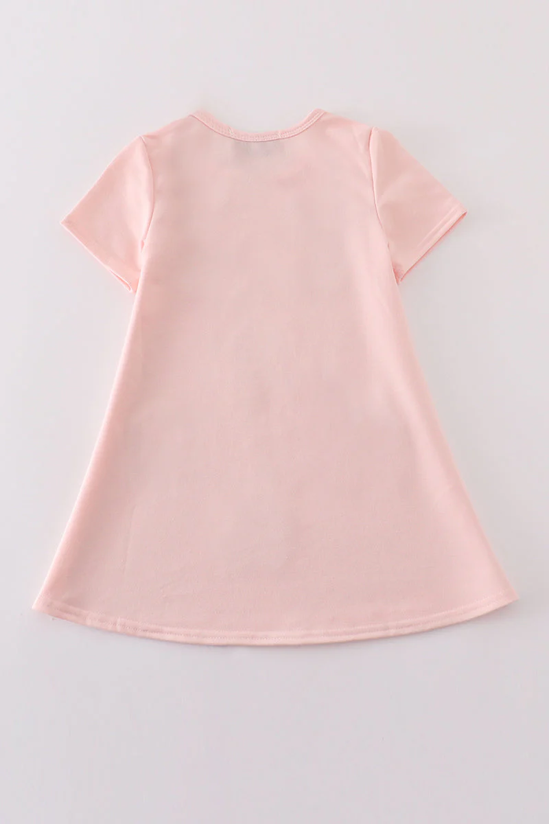Pink slipper sequin mom&me dress - Image 7