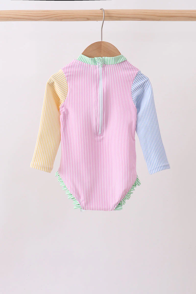 Pink stripe rashguard - Image 6