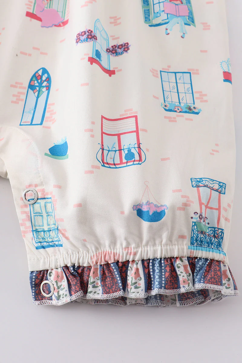 Platinum balcony print baby jumpsuit - Image 6