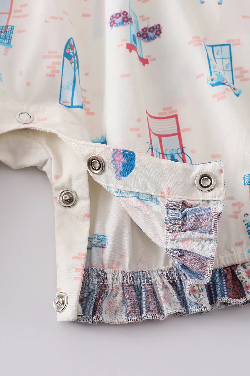 Platinum balcony print baby jumpsuit - Image 7