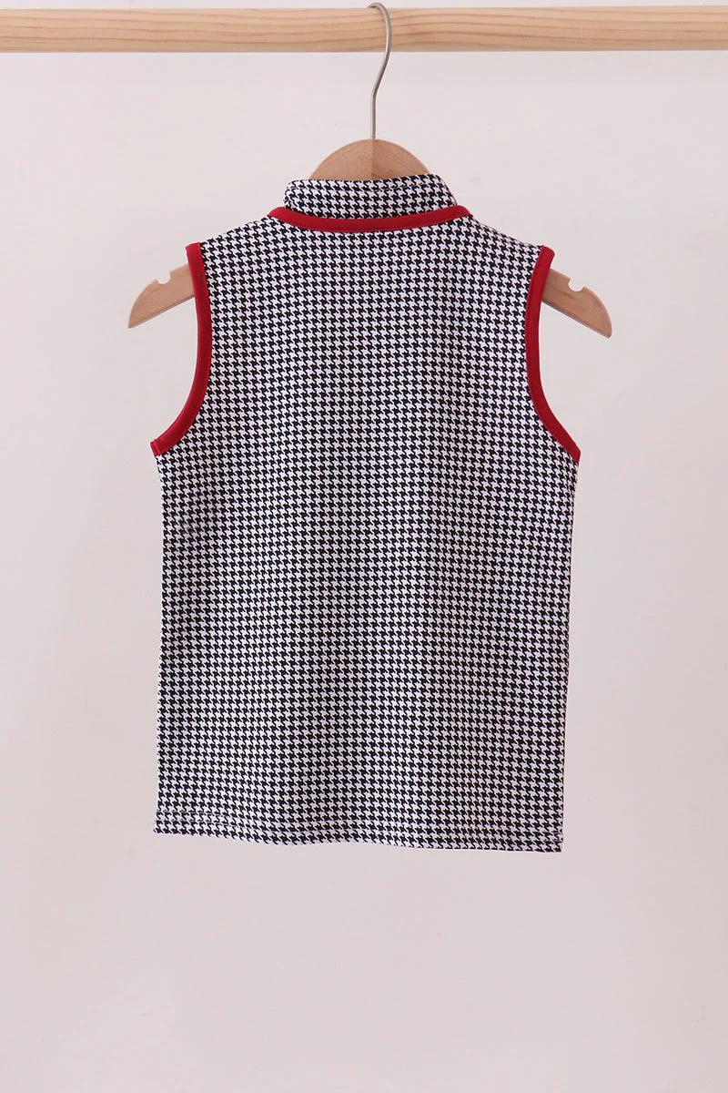 Premium Black Alabama elephant embroidery vest - Image 5