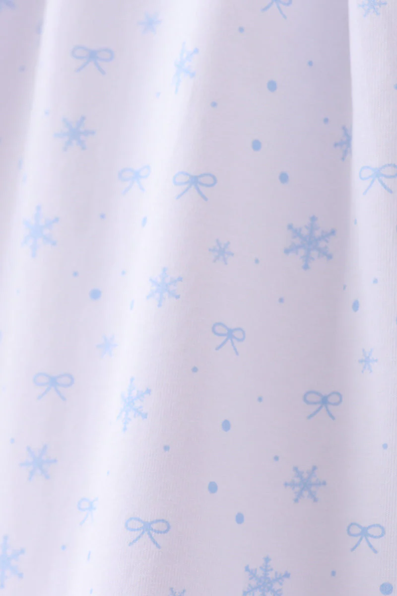 Premium blue snow bow pants set - Image 4