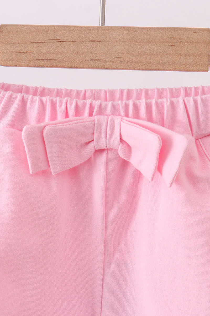 Premium Blush bow shorts - Image 2