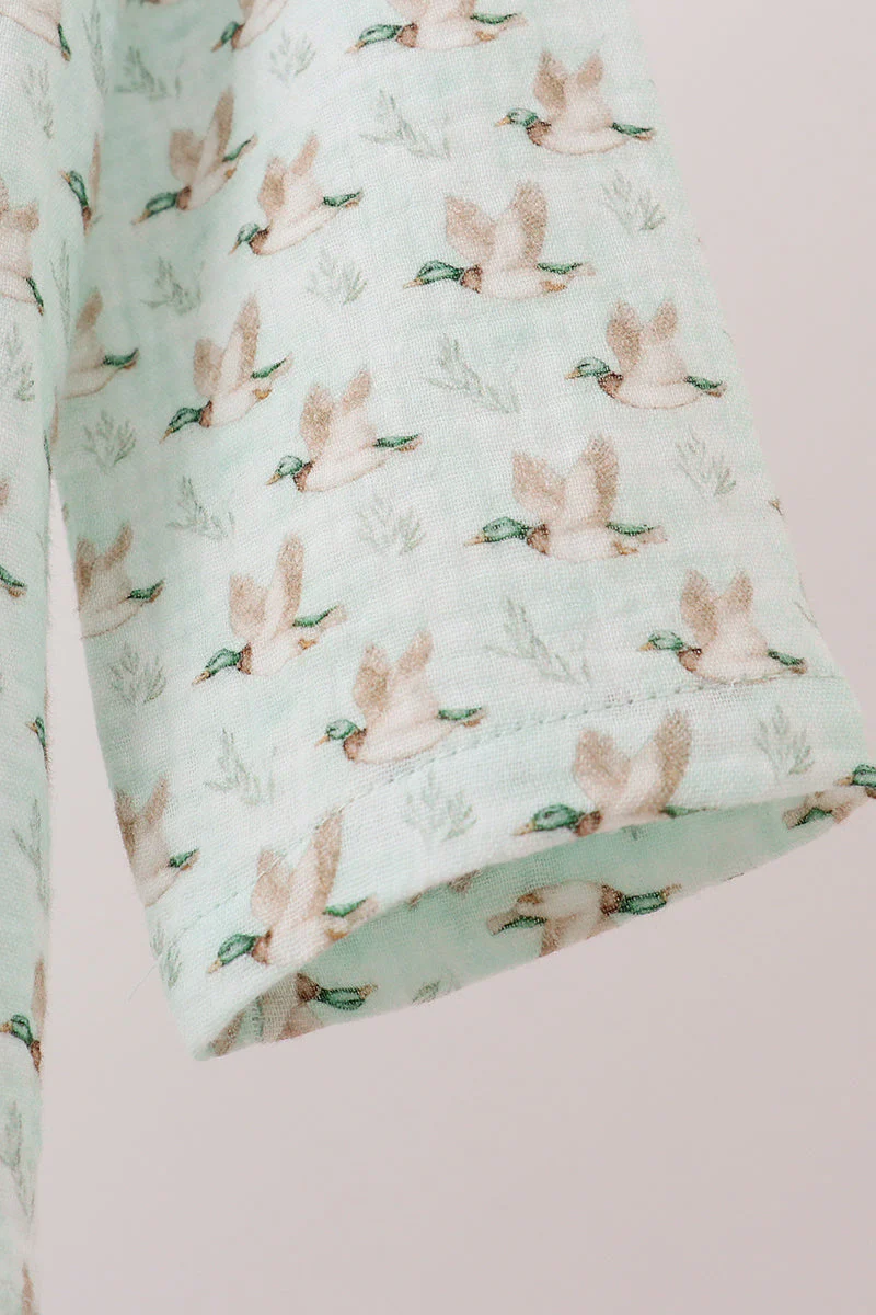 Premium duck print muslin top - Image 3