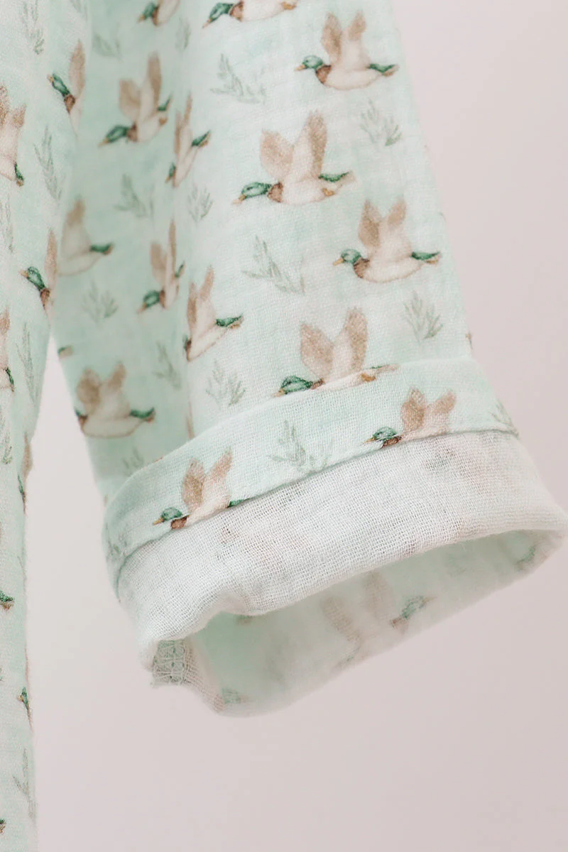 Premium duck print muslin top - Image 4