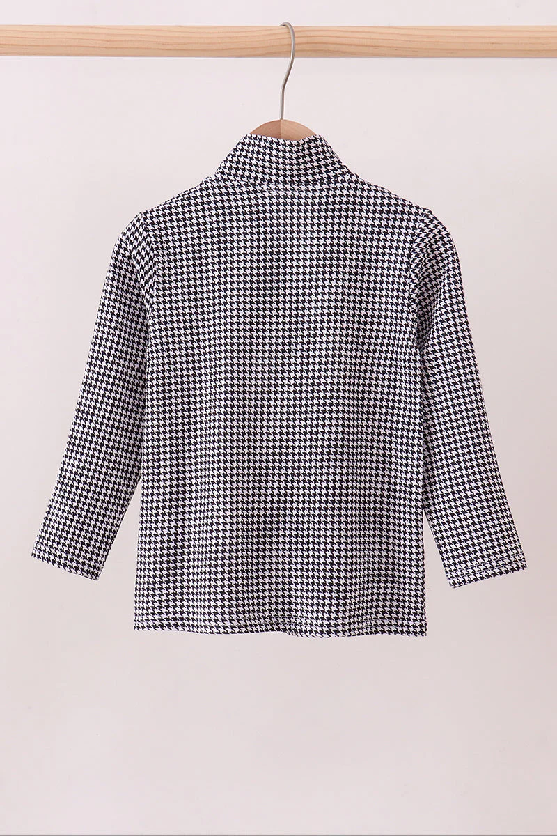 Premium Maroon Alabama embroidery gingham top - Image 5