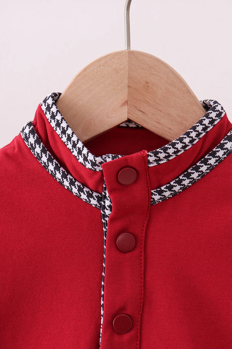 Premium Maroon Alabama embroidery top - Image 3