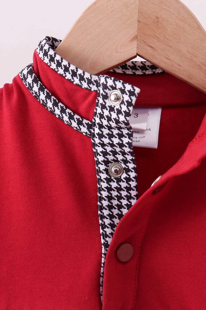 Premium Maroon Alabama embroidery top - Image 4