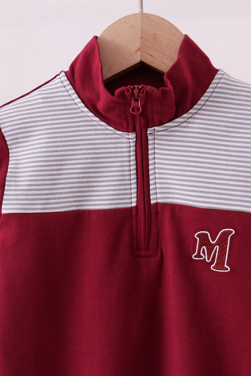 Premium Maroon Mississippi embroidery top - Image 2