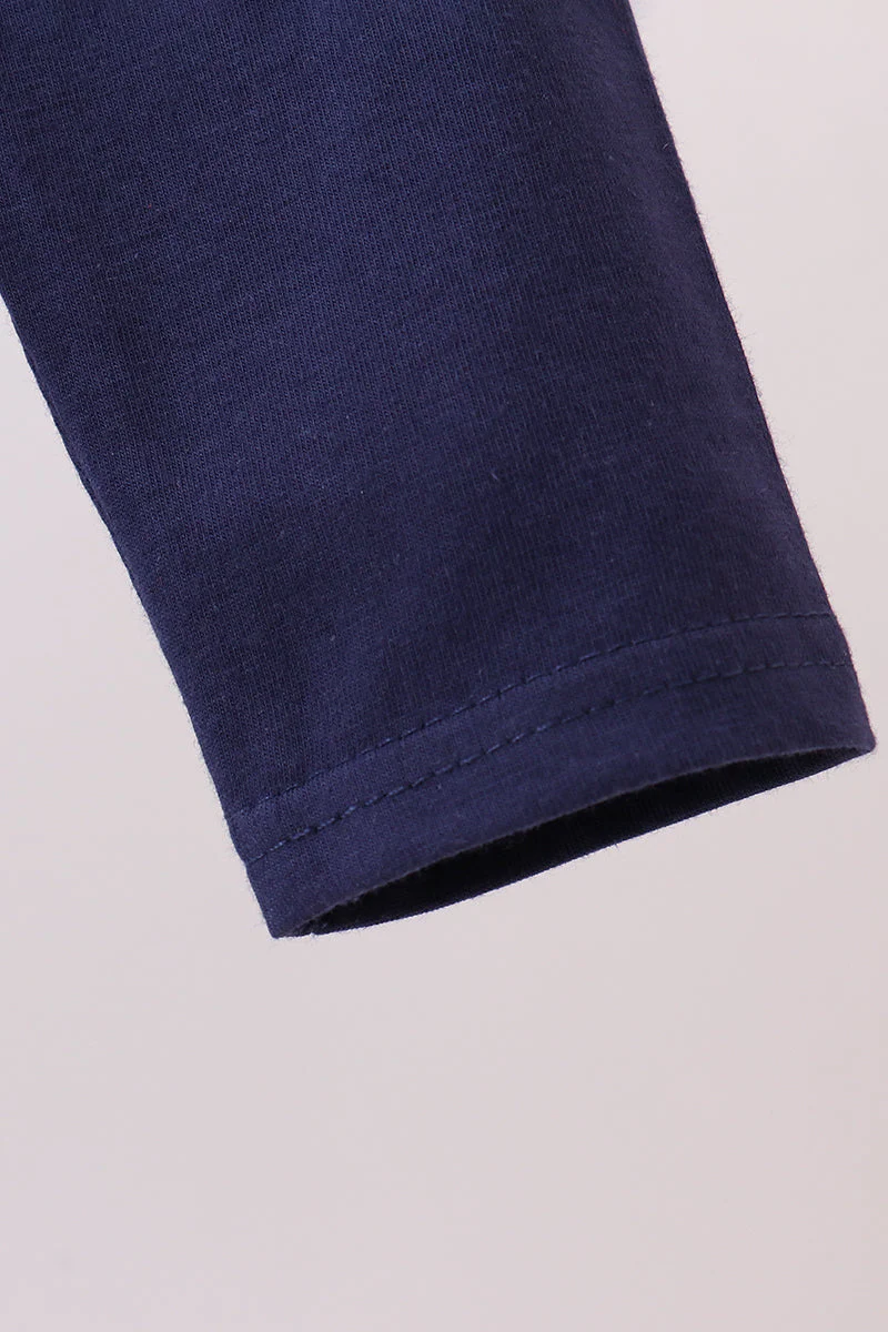 Premium Navy Auburn tiger applique top - Image 3