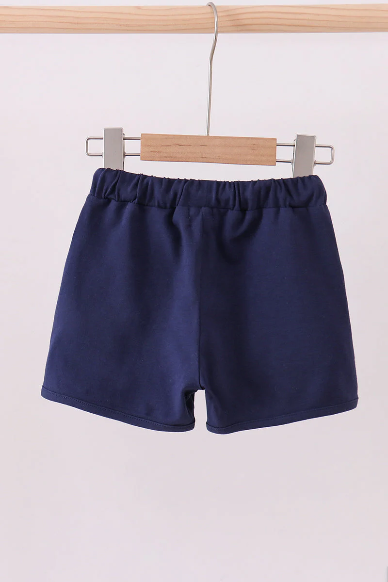 Premium Navy drawstring shorts - Image 5