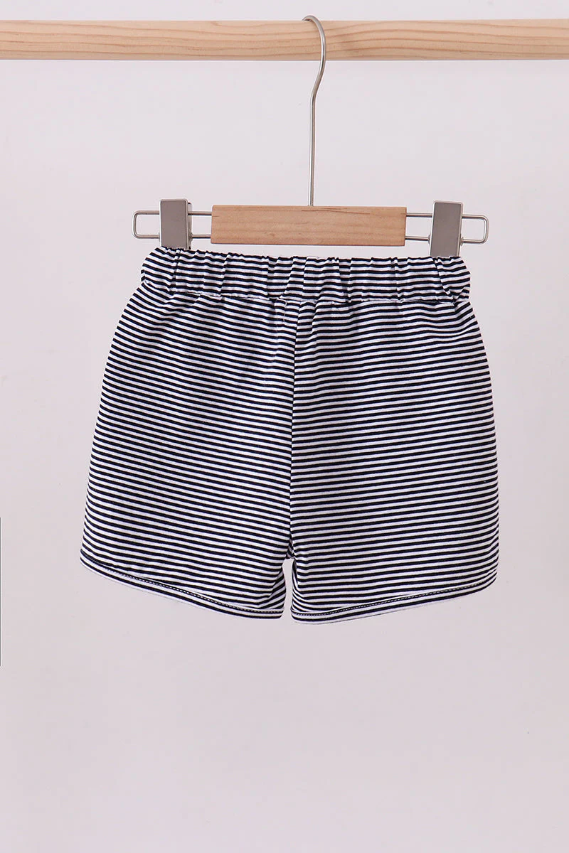 Premium Navy&white stripe drawstring shorts - Image 5