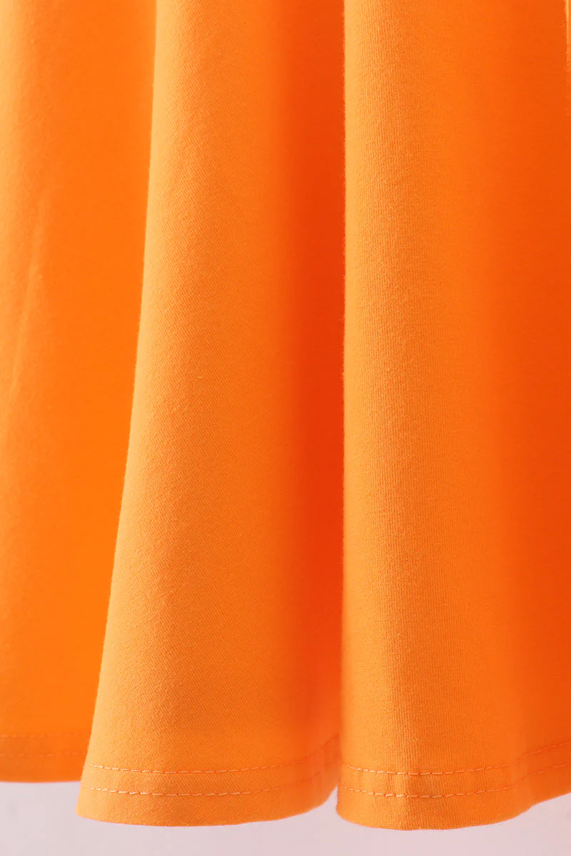 Premium Orange Tennessee puppy applique dress - Image 3