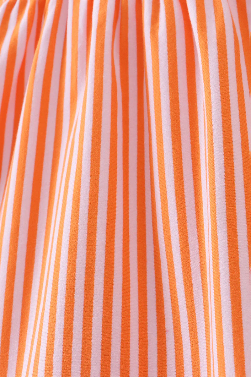Premium orange Tennessee puppy applique dress - Image 3