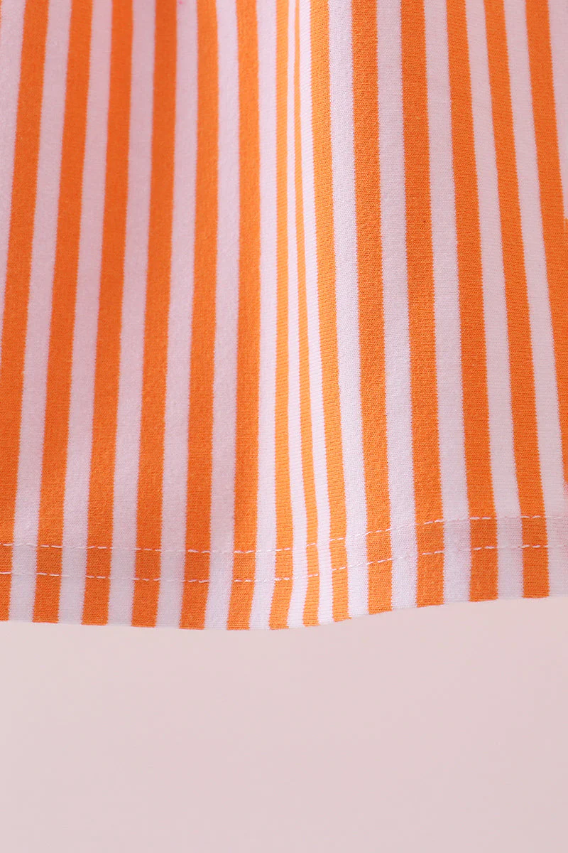 Premium orange Tennessee puppy applique dress - Image 4