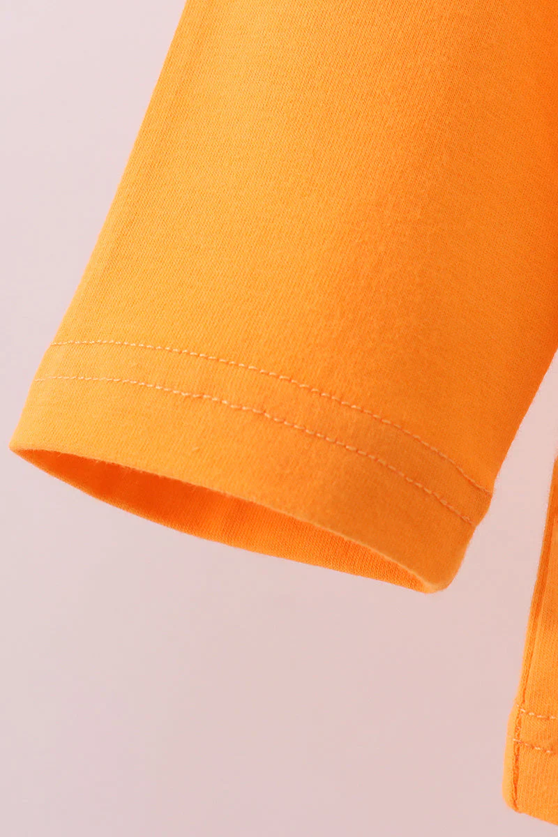 Premium Orange Tennessee puppy applique top - Image 4