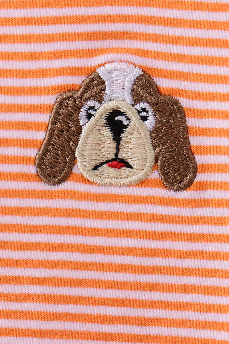 Premium Orange Tennessee puppy stripe pants set - Image 3