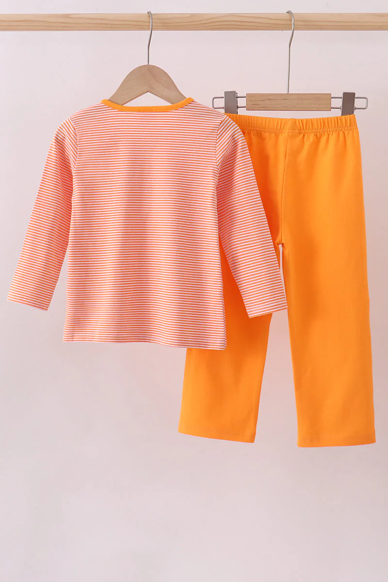 Premium Orange Tennessee puppy stripe pants set - Image 5