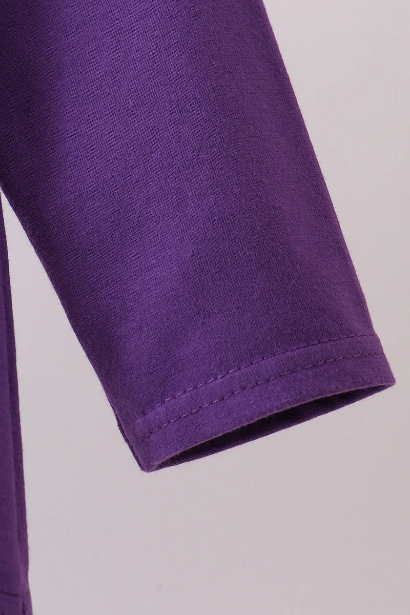 Premium Purple LSU 01 applique top - Image 3