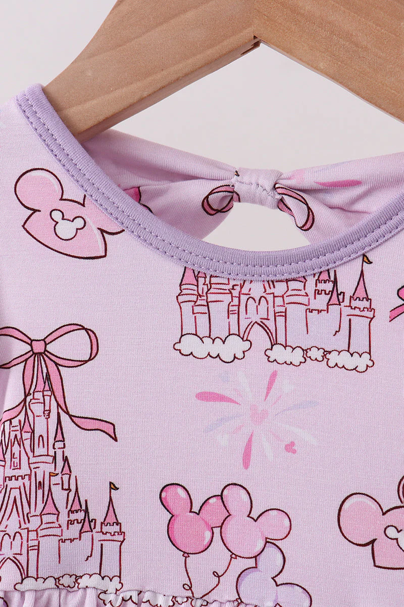 Purple Castle bamboo Ruffle Bubble - Image 2