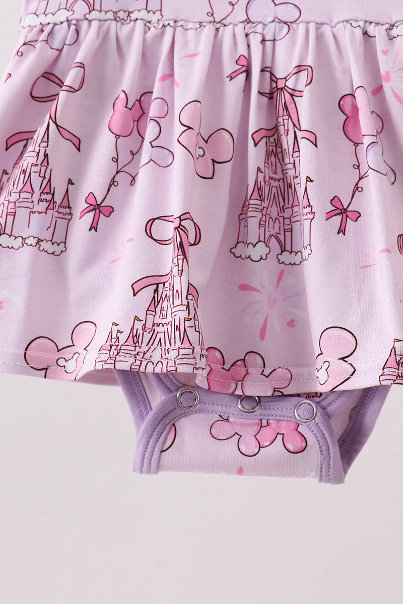 Purple Castle bamboo Ruffle Bubble - Image 3