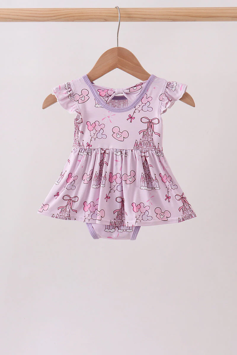 Purple Castle bamboo Ruffle Bubble - Image 4