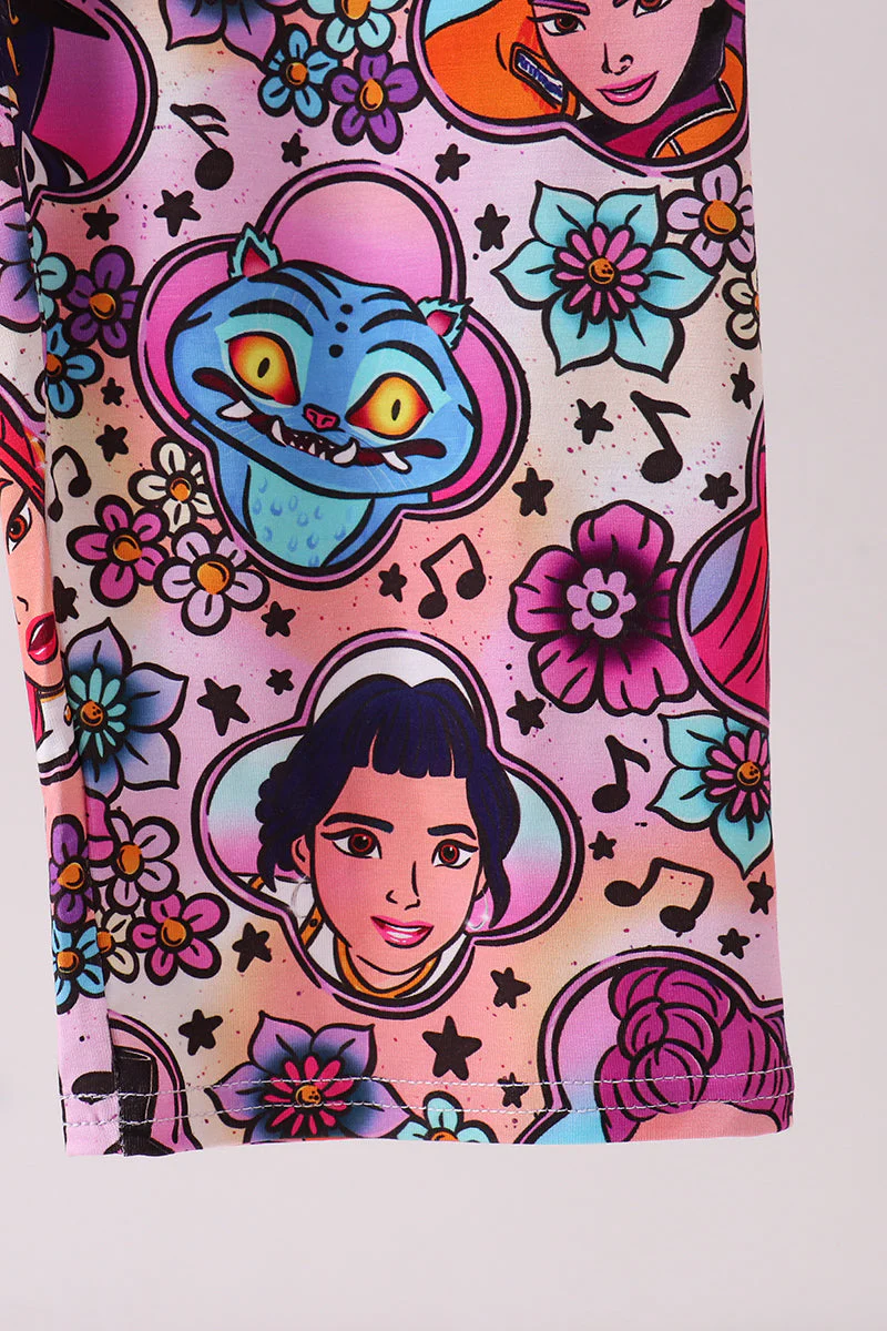 Purple character bamboo jumpsuit - Image 3