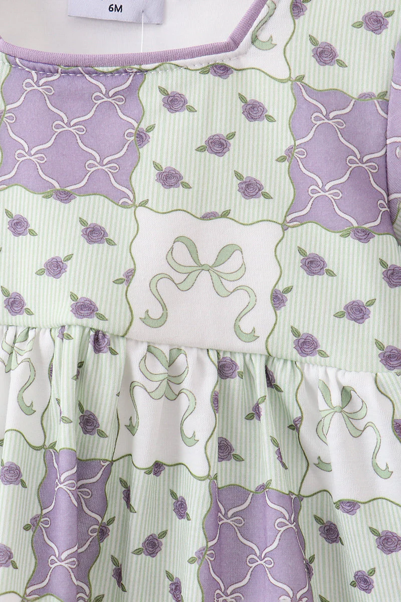 Purple Floral Bloomer Set - Image 2