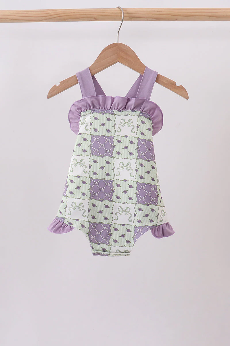 Purple Floral Bubble