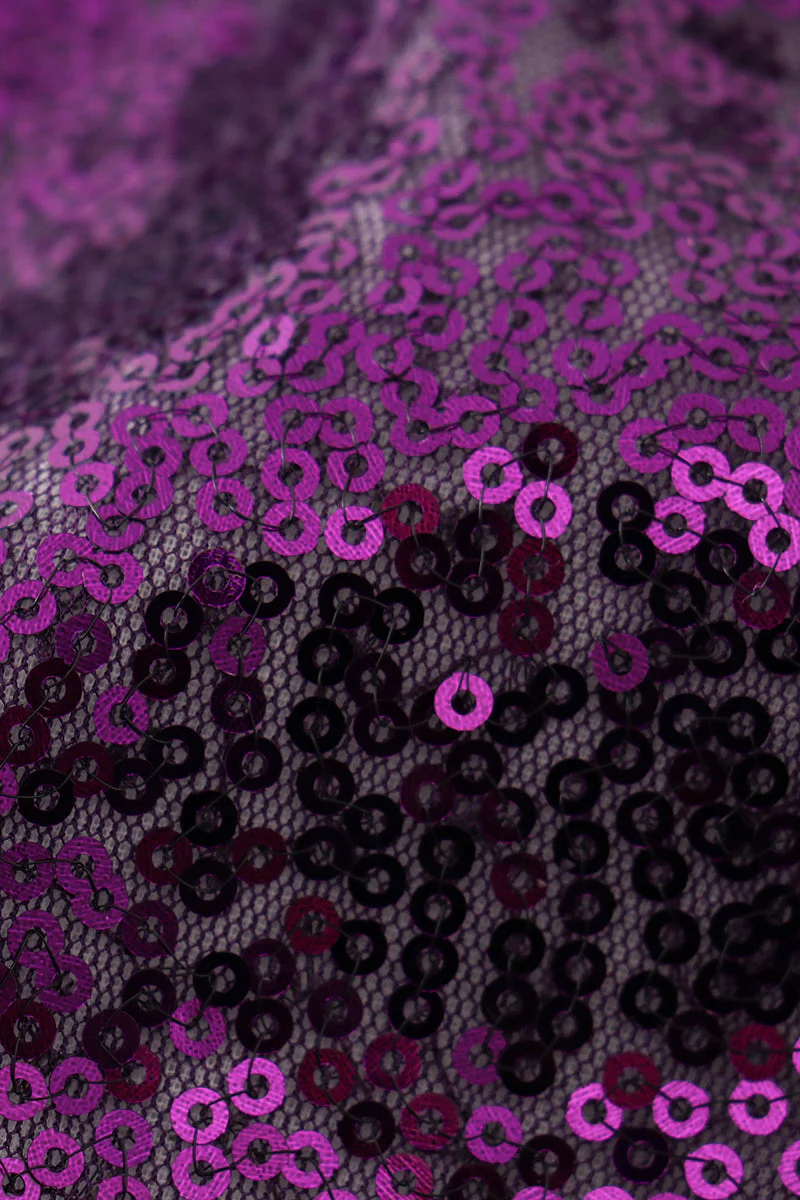 Purple sequin mardi gras mom&me skorts - Image 9
