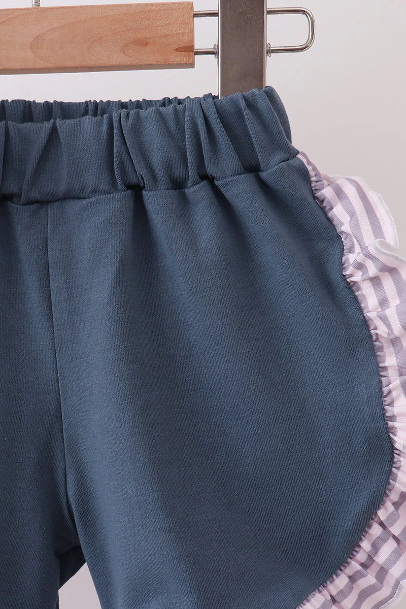 Purple Stripe Ruffle Set - Image 5