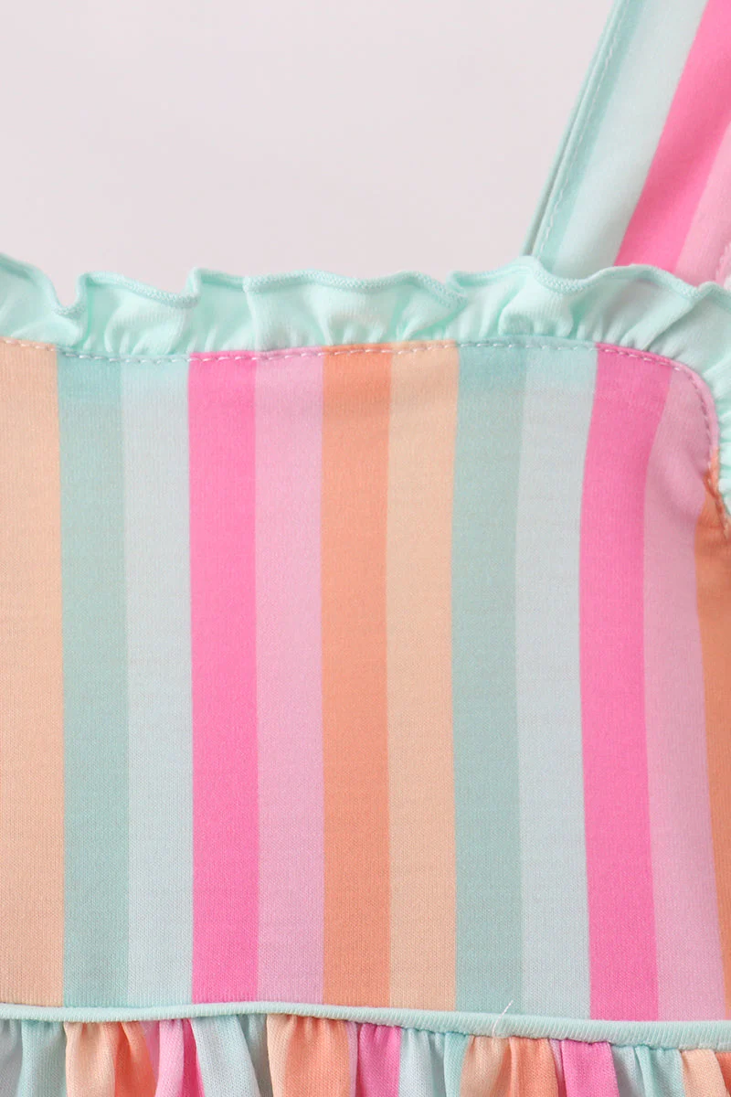 Rainbow Stripe Dress - Image 2