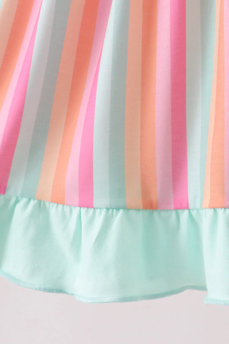 Rainbow Stripe Dress - Image 3