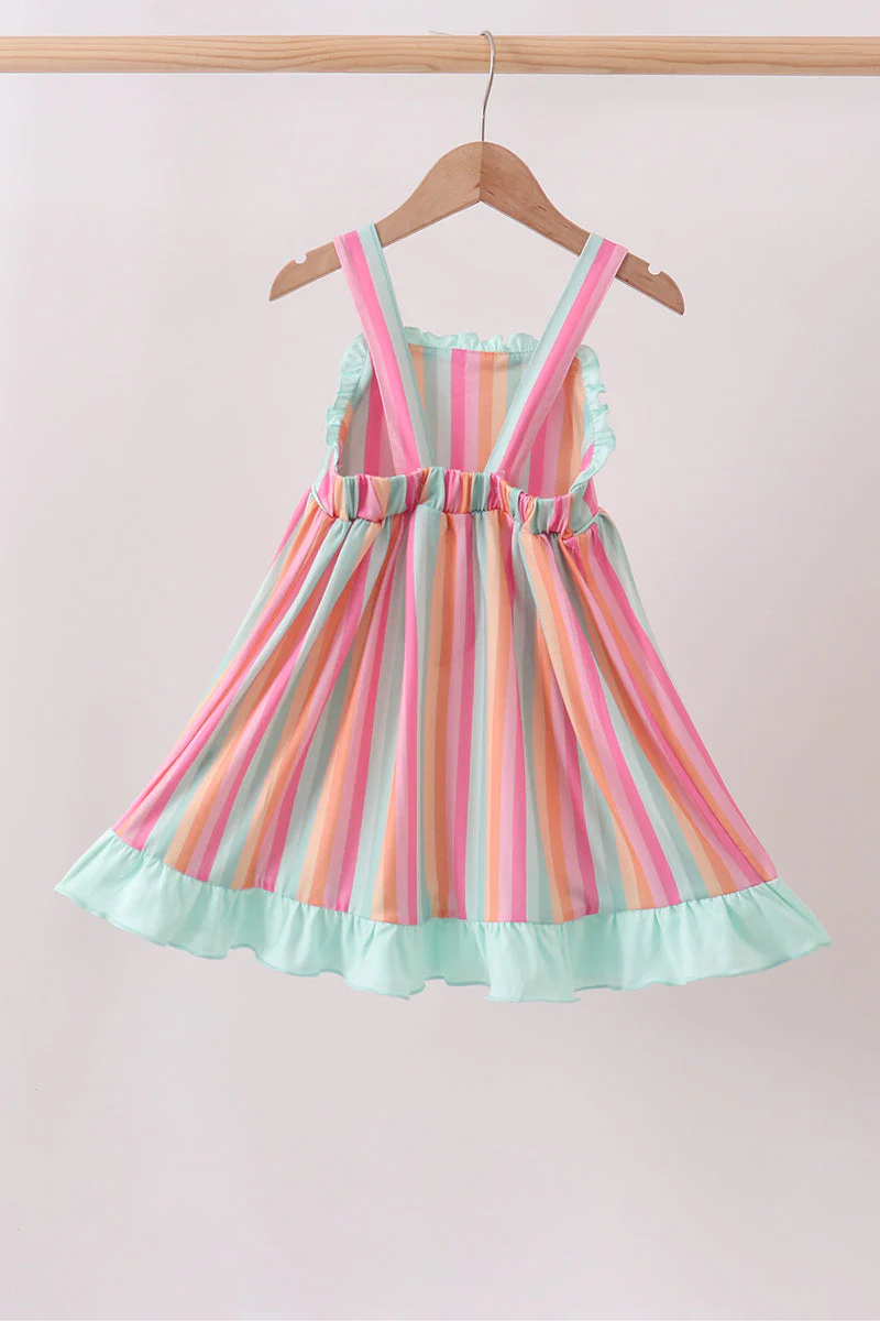 Rainbow Stripe Dress - Image 4
